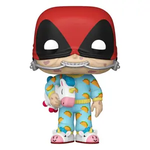 Figurita de vinilo para coleccionistas Funko Deadpool Parody POP! Sleepover image-0