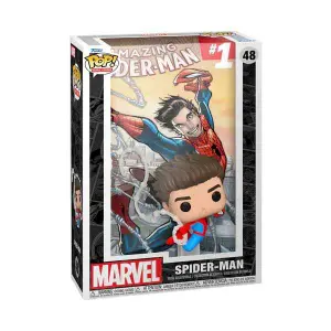 Statuetta da collezione Funko Marvel POP! Comic Cover Vinyl The Amazing Spider-Man #1 image-1