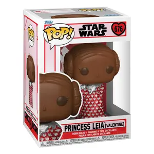 Vinyl collectible figurine Funko Star Wars Valentines POP! Leia image-2