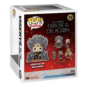 Verzamelaarsbeeldje Funko House of the Dragon POP! Deluxe Vinyl Viserys on Throne image-2