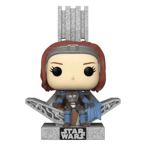 Verzamelaarsbeeldje Funko Star Wars The Mandalorian POP! Deluxe Bo Katan w/Throne image-0