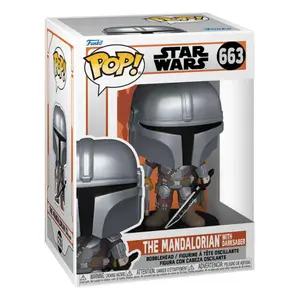 Vinyl collectible figurine Funko Star Wars The Mandalorian POP The Mandalorian image-1