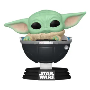 Vinyl collectible figurine Funko Star Wars The Mandalorian POP Grogu image-0