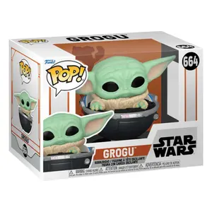 Vinyl collectible figurine Funko Star Wars The Mandalorian POP Grogu image-1
