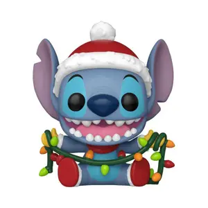 Figurine en vinyle Funko Disney POP! Holiday Stitch w/Lights image-0
