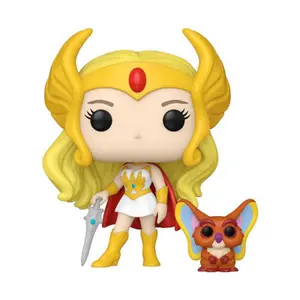 Figurine Funko Les Maîtres De L'Univers Pop! & Buddy She-Ra w/Kowl image-0