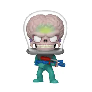 Figurine Funko Mars Attacks Pop! Movies Alien Soldier With Atomic Ray Gun image-0
