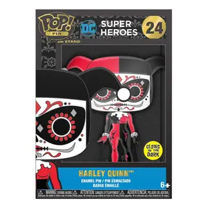 Pinos esmaltados Funko DC Comics DOTD Loungefly POP! Harley Quinn (Glow-in-the-Dark) image-2