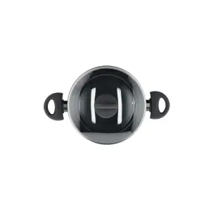 Topf mit Glasdeckel aus Aluminium und Keramik Funktion image-2
