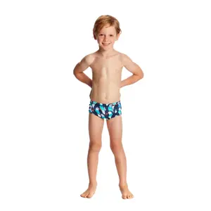 Boxer baby boy printed bathrobe Funky Trunks image-2