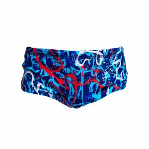Boxer baby boy printed bathrobe Funky Trunks image-1