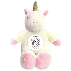 Unicorn light and music screen plush Funmuch image-0