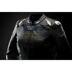 Leather jacket motorcycle woman Furygan Raptor image-3