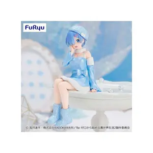 Figurine FuRyu Re: Zero Kara Hajimeru Iisekai Seikatsuoodle Stop Figure - Rem - Snow Princess Ver. image-0