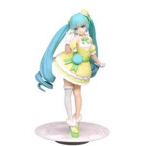 Figurine FuRyu Hatsune Miku Exceed Creative SweetSweets Hatsune Miku Macaroon Citron Color image-0