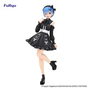 Collectible figurine FuRyu ReZero Starting Life in Another World Trio-Try-iT Rem Girly Outfit Black image-0