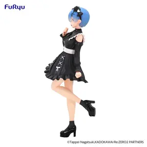 Collectible figurine FuRyu ReZero Starting Life in Another World Trio-Try-iT Rem Girly Outfit Black image-2