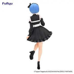 Collectible figurine FuRyu ReZero Starting Life in Another World Trio-Try-iT Rem Girly Outfit Black image-4