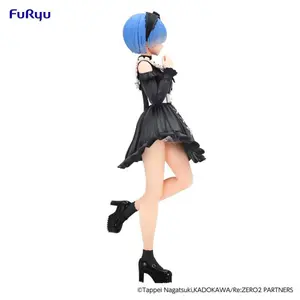 Collectible figurine FuRyu ReZero Starting Life in Another World Trio-Try-iT Rem Girly Outfit Black image-6