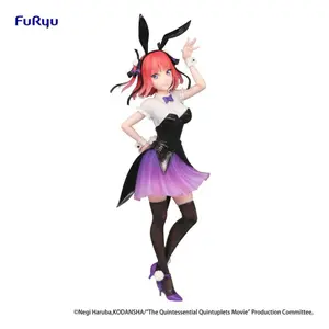 Statuetta FuRyu The Quintessential Quintuplets Trio-Try-iT Nino Nakano Bunnies Ver image-0