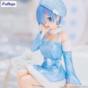 Sammlerfigur FuRyu ReZero Starting Life in Another World Noodle Stopper Rem Snow Princess Pearl Color Ver. image-6