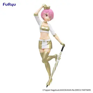 Collectible figurine FuRyu ReZero Starting Life in Another World Trio-Try-iT Ram Grid Girl image-0