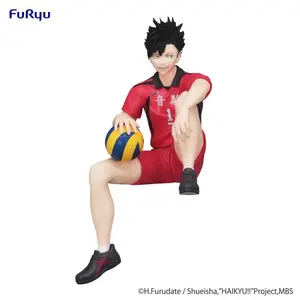 PVC figurine FuRyu Haikyu!! Noodle Stopper Tetsuro Kuroo image-0