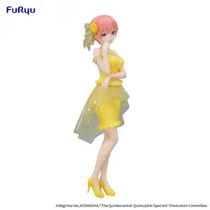 PVC Figure FuRyu The Quintessential Quintuplets Trio-Try-iT Nakano Ichika Pastel Dress image-0