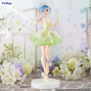 Collectible figurine FuRyu Re Zero Trio-Try-iT Rem Flower Dress image-0