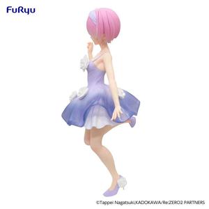 Statuetta da collezione FuRyu ReZero Trio-Try-iT Bunnies Ram Flower Dress image-3