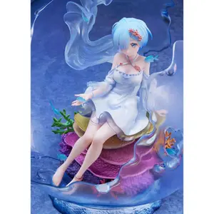 Collectible figurine FuRyu ReZero Starting Life in Another World Rem Aqua Orb Ver. image-5
