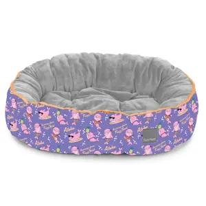 Cama reversible para perros FuzzYard Aloha Dolphins