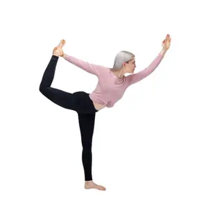 Camiseta crop top de mujer Baya bala flamingo image-0