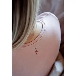 Camiseta crop top de mujer Baya bala flamingo image-4