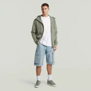 Sweatshirt com capuz e fecho de correr G-Star Premium Core image-3