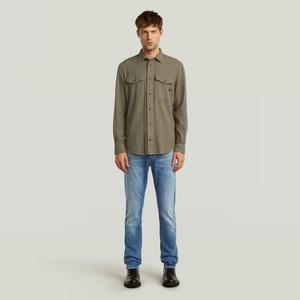 Camisa Slim em twill G-Star Marine image-3