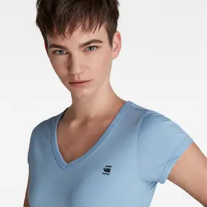 Slank T-shirt voor dames G-Star Eyben V-Hals image-5