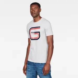Grafisch T-shirt slank 6 G-Star image-1