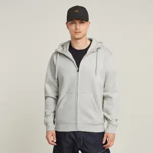 Sweatshirt com capuz e fecho de correr G-Star Premium Core Sw image-1