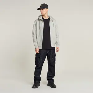 Sweatshirt com capuz e fecho de correr G-Star Premium Core Sw image-2