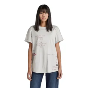 Weites T-Shirt, Frau G-Star Lash Fem Text Ao image-0