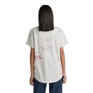 Weites T-Shirt, Frau G-Star Lash Fem Text Ao image-1