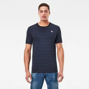 Grafisch slim-line T-shirt met strepen G-Star Korpaz image-1