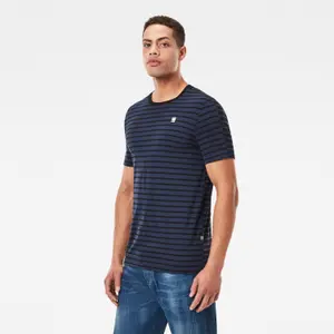 Grafisch slim-line T-shirt met strepen G-Star Korpaz image-3