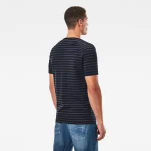 Grafisch slim-line T-shirt met strepen G-Star Korpaz image-2