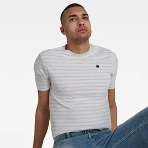 Grafisch slim-line T-shirt met strepen G-Star Korpaz image-4