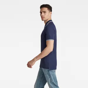 Schlankes Polo-Shirt G-Star Dunda Gestreepte image-3