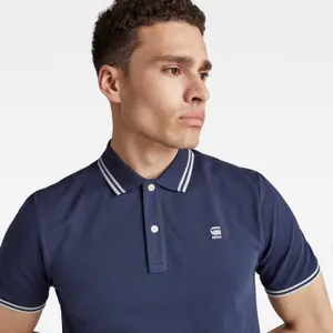 Schlankes Polo-Shirt G-Star Dunda Gestreepte image-4
