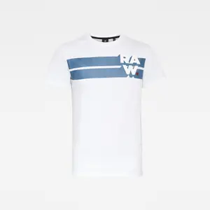T-shirt met grafische strepen G-Star RAW image-0