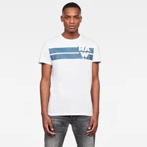 T-shirt met grafische strepen G-Star RAW image-1